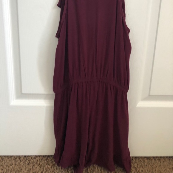 Burgundy/ maroon romper - Picture 4 of 5